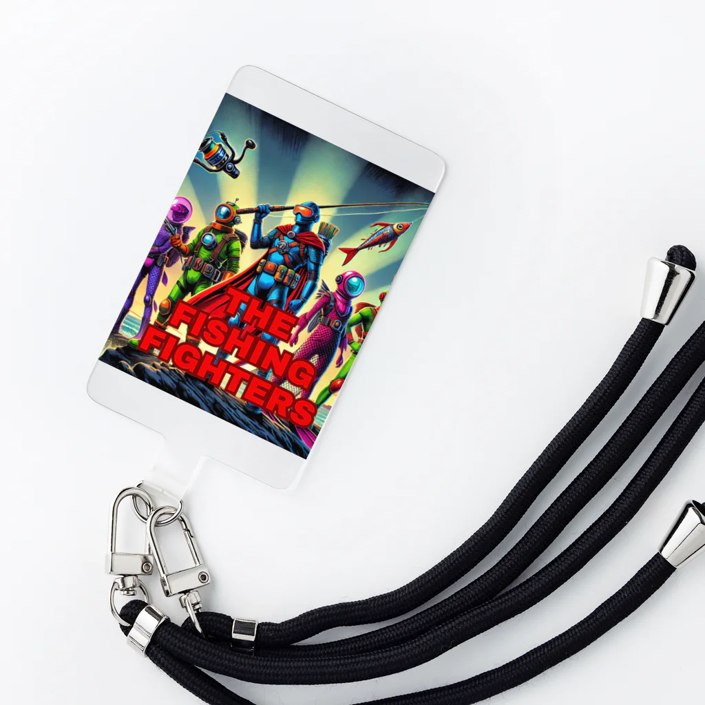 大王イカ太郎の釣りファイター Smartphone Strap