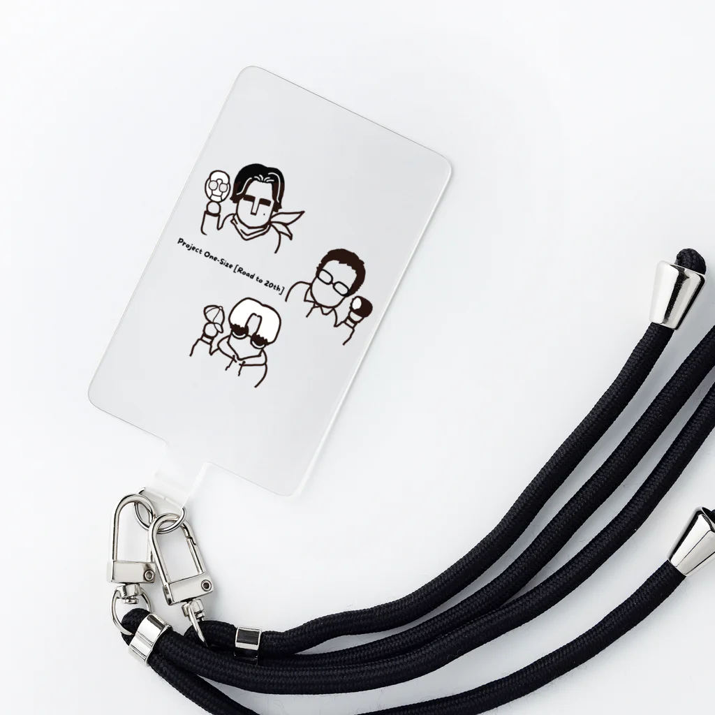 Project One-Sizeの３人の個性をギュッと集結 Smartphone Strap