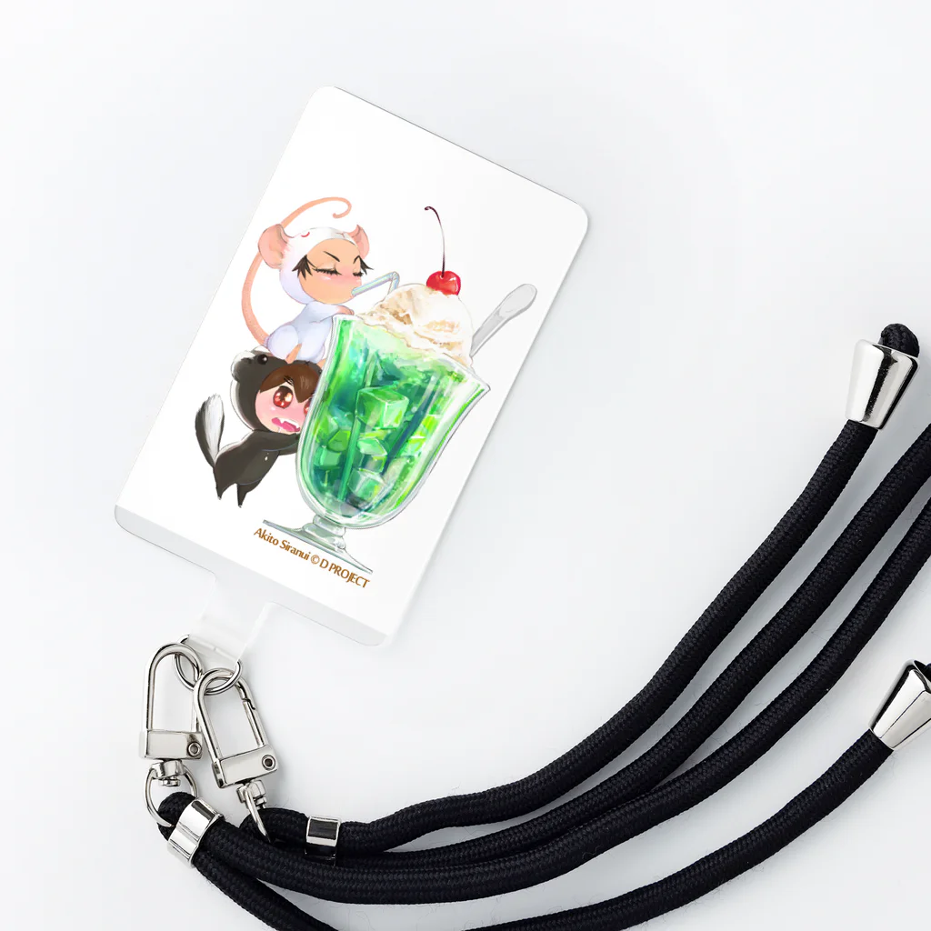 D PROJECTのきぐるみーず（クリームソーダ) Smartphone Strap