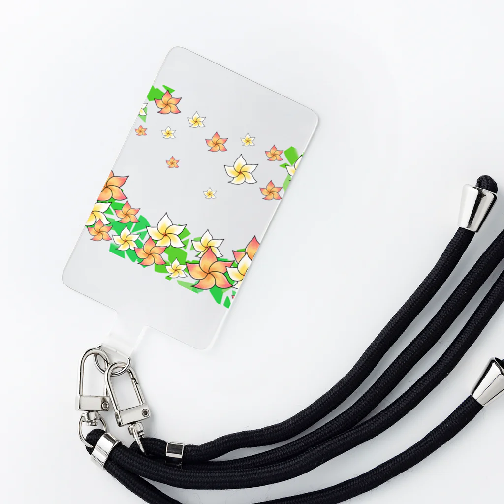 Lily bird（リリーバード）の舞うプルメリア① Smartphone Strap