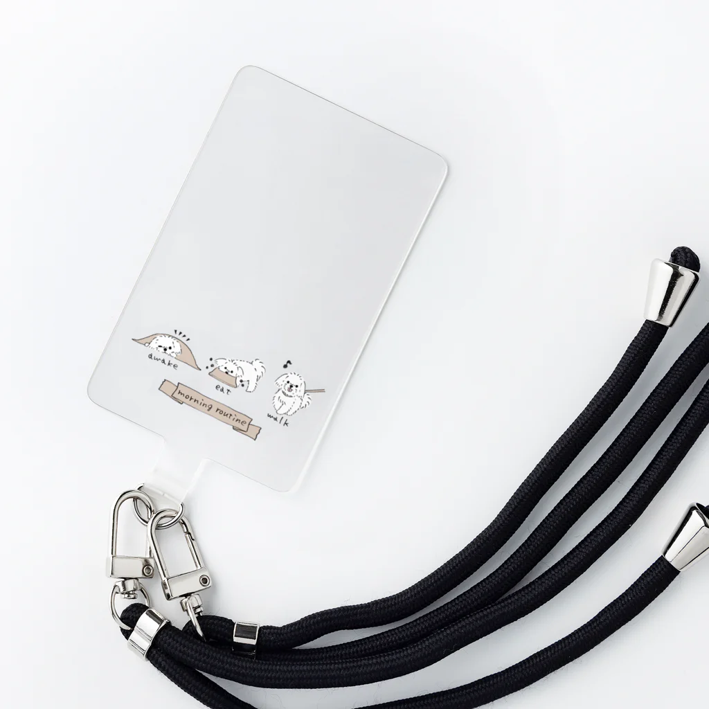 suzumaruのモーニングルーティーン Smartphone Strap