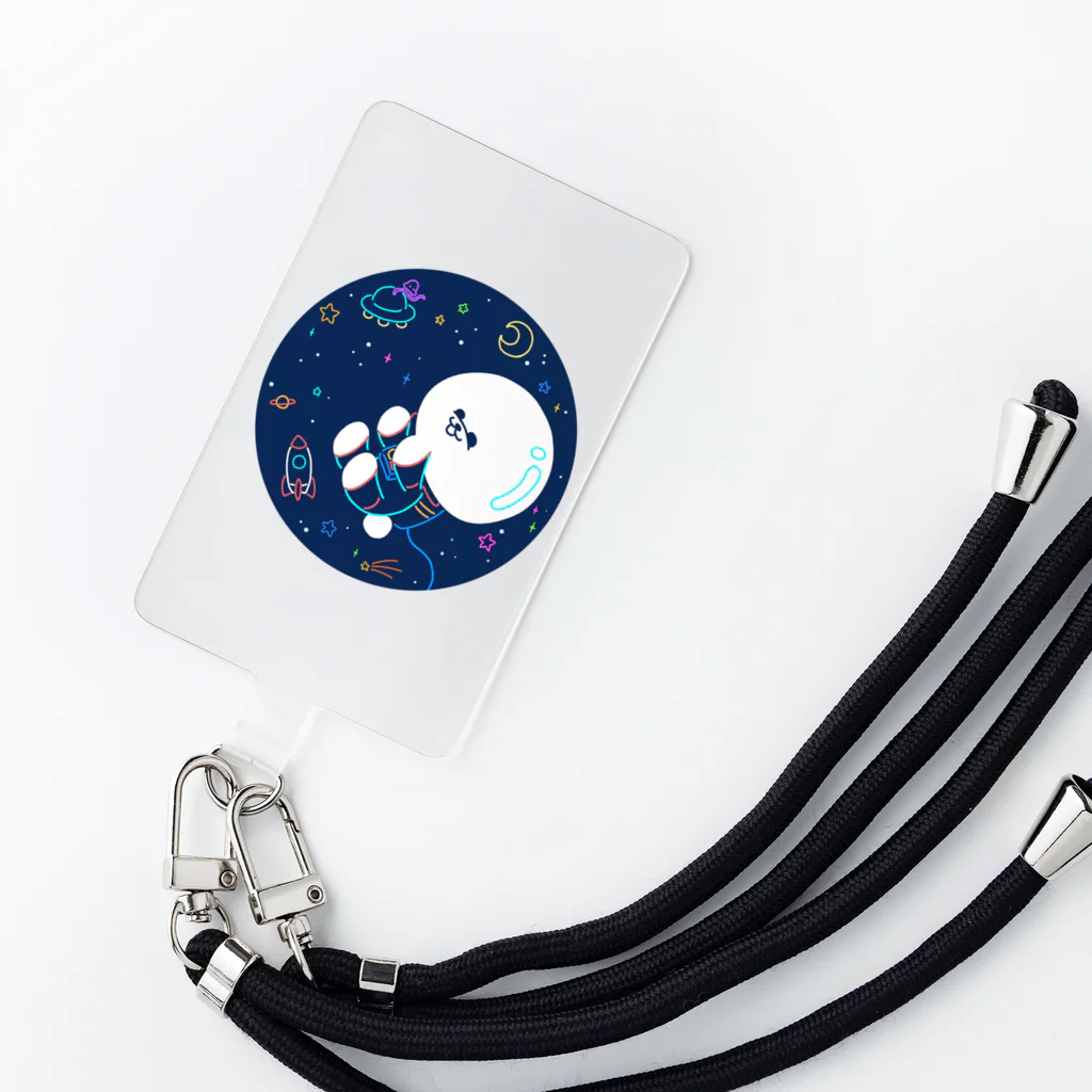 甘漏り屋の宇宙遊泳ビション Smartphone Strap