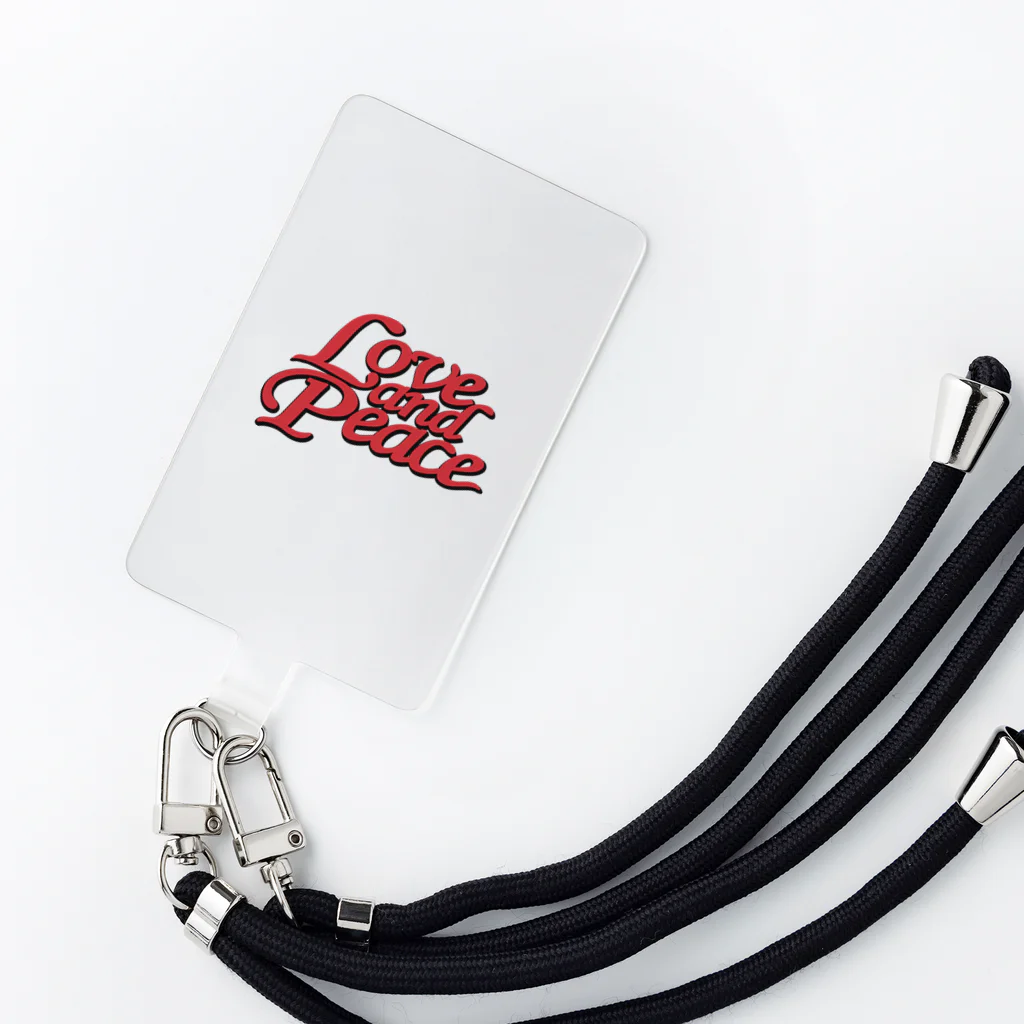 Love and PeaceのLove and Peace Smartphone Strap