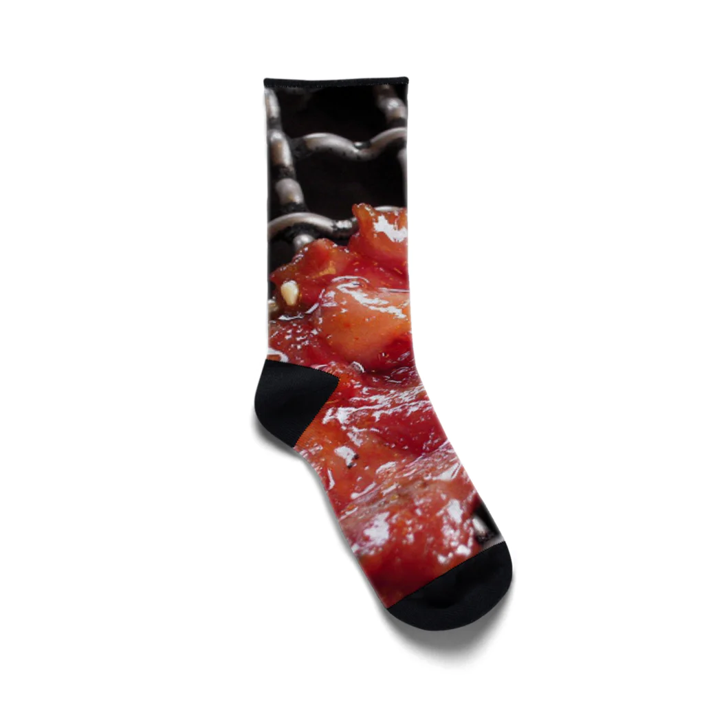 脂身通信Ｚの【フルグラフィック】焼肉♪230503 Socks