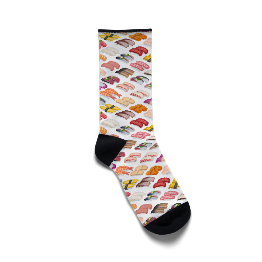 猫と釣り人のSUSHI_W_SO Socks