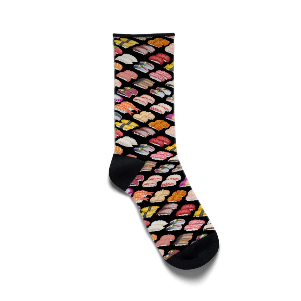 猫と釣り人のSUSHI_K_SO Socks