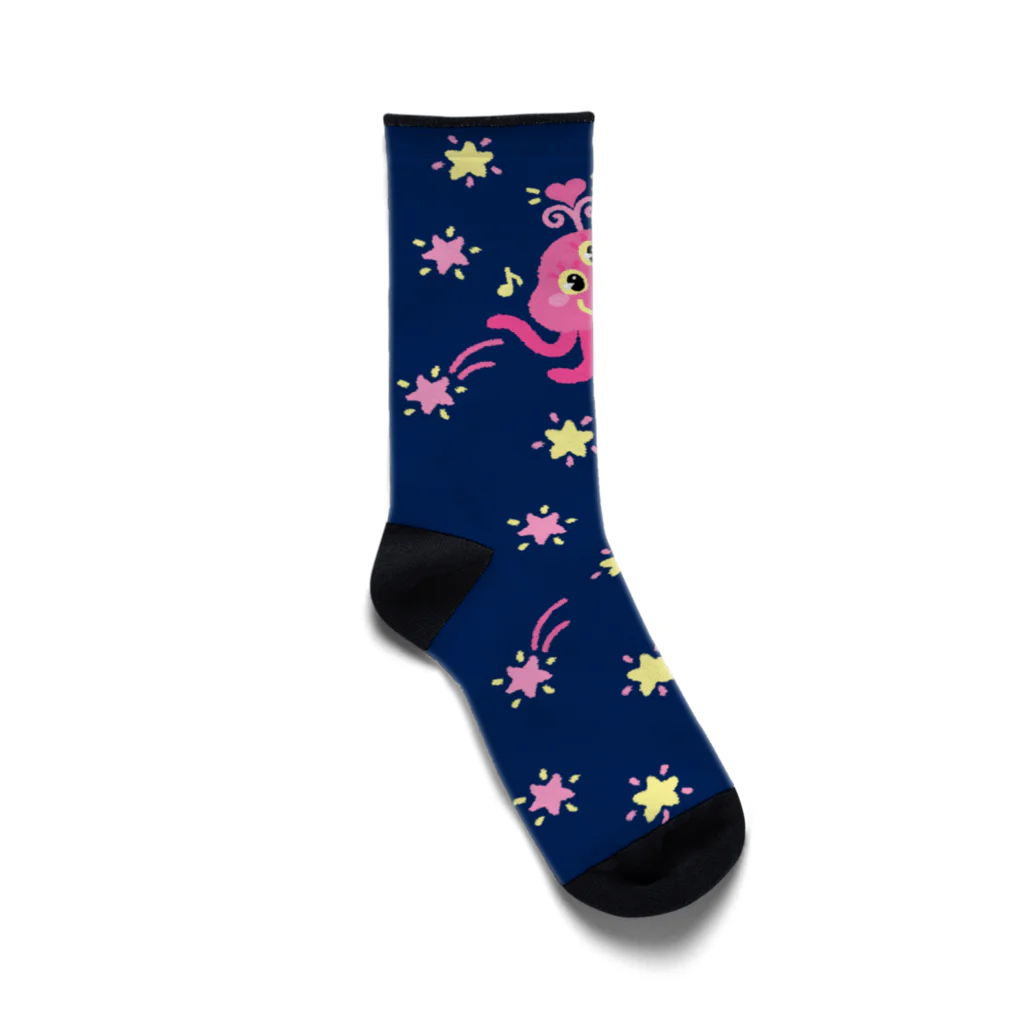 雁花工房（寄付アイテム販売中です）の南の宇宙人（23-25cm） Socks