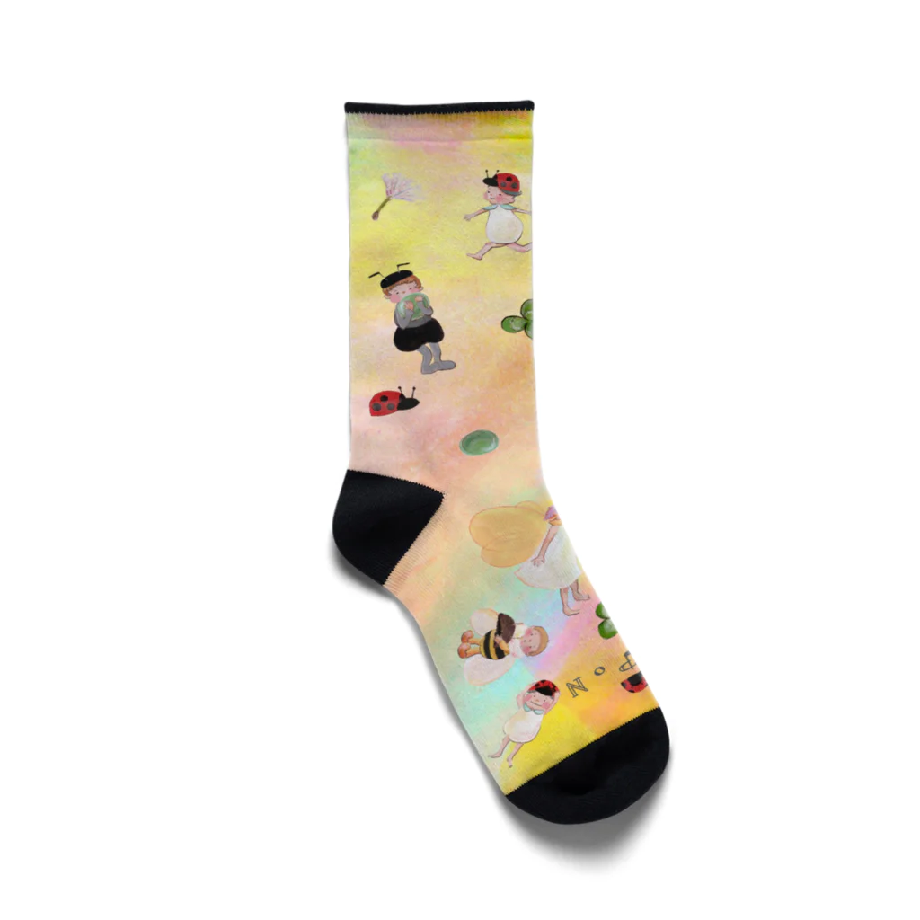 えりちゃんの虫の小人さん靴下 Socks