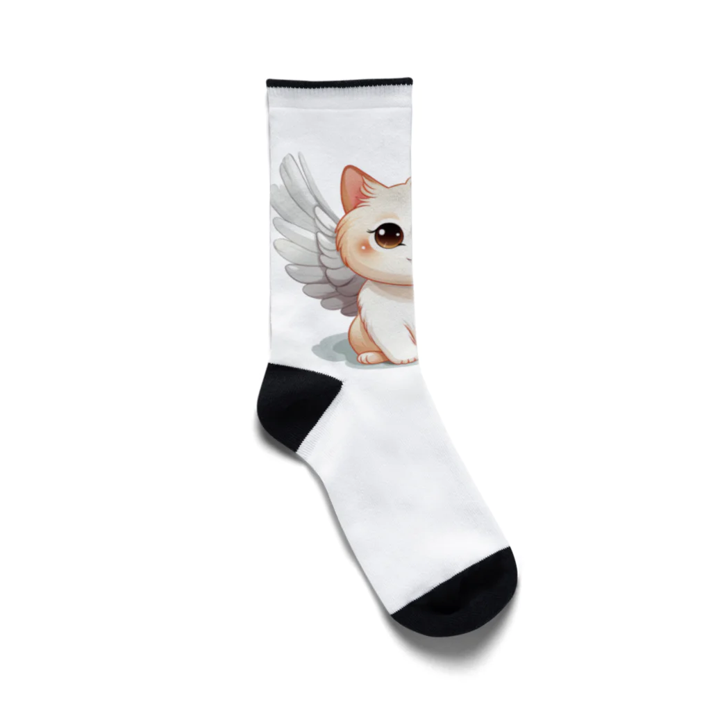 Vasetti_pressの可愛いねこ天使 Socks