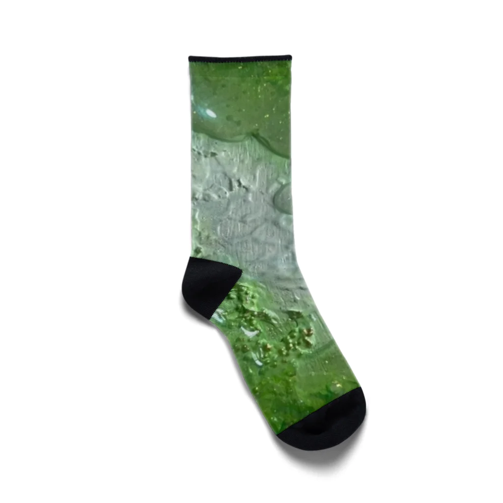 祝祭🧊テクスチャーアートの『胡蝶の夢　Muscat』 Socks