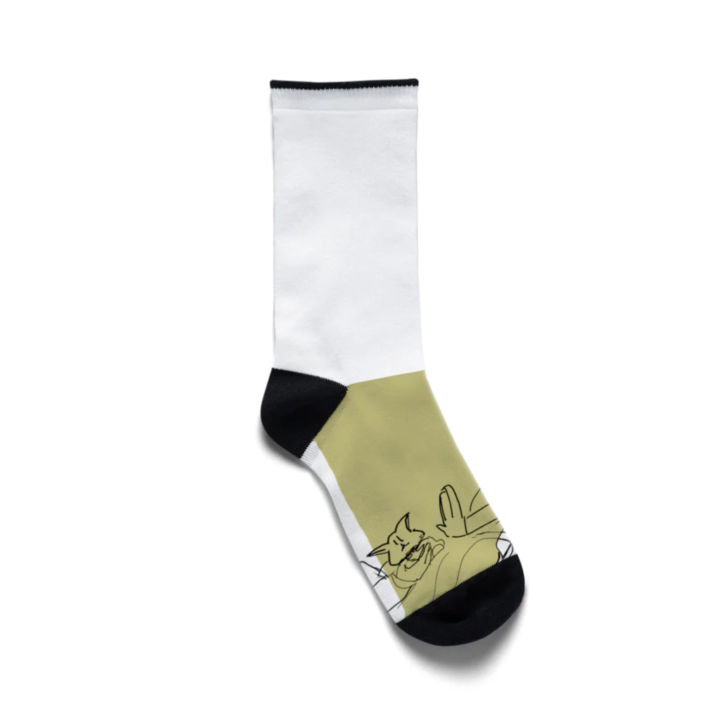 えぬショップのうさぎ えんりょ Socks