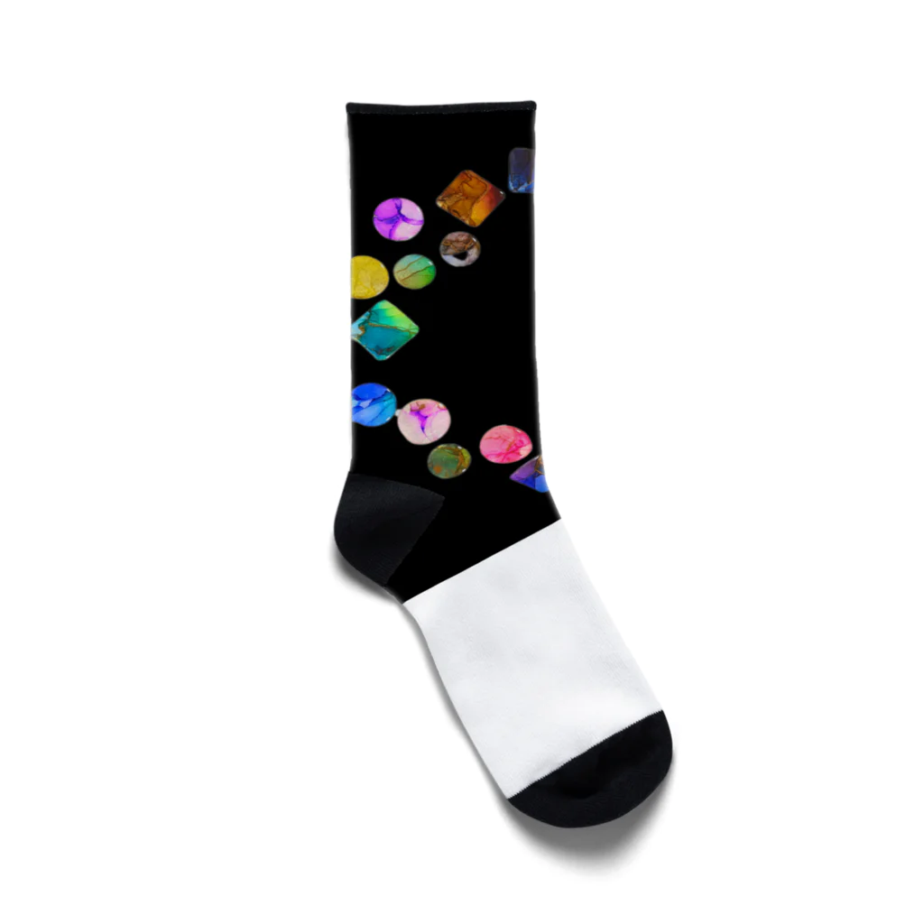 salon 92のアルコールインクアートナイトパーティ Socks