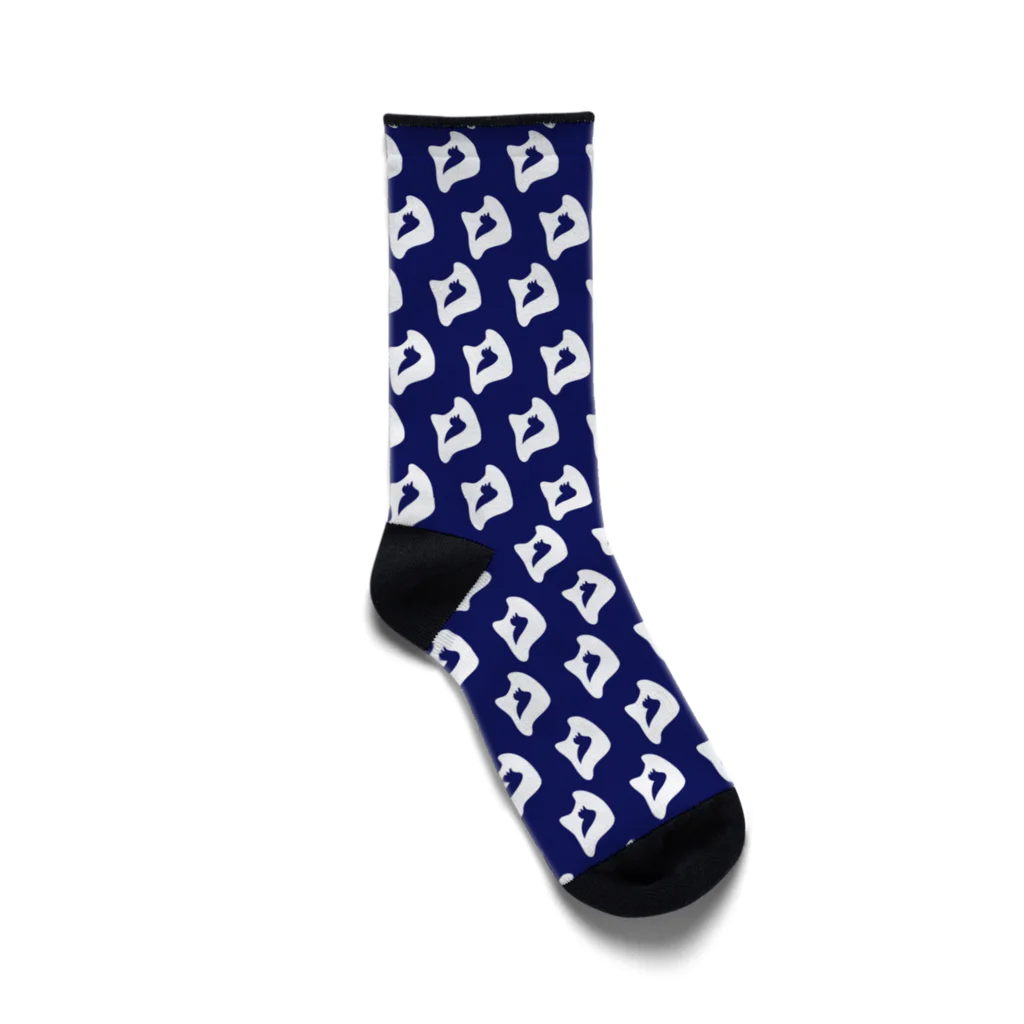 So湖いらの「SHIGA」モノクロソックス Socks