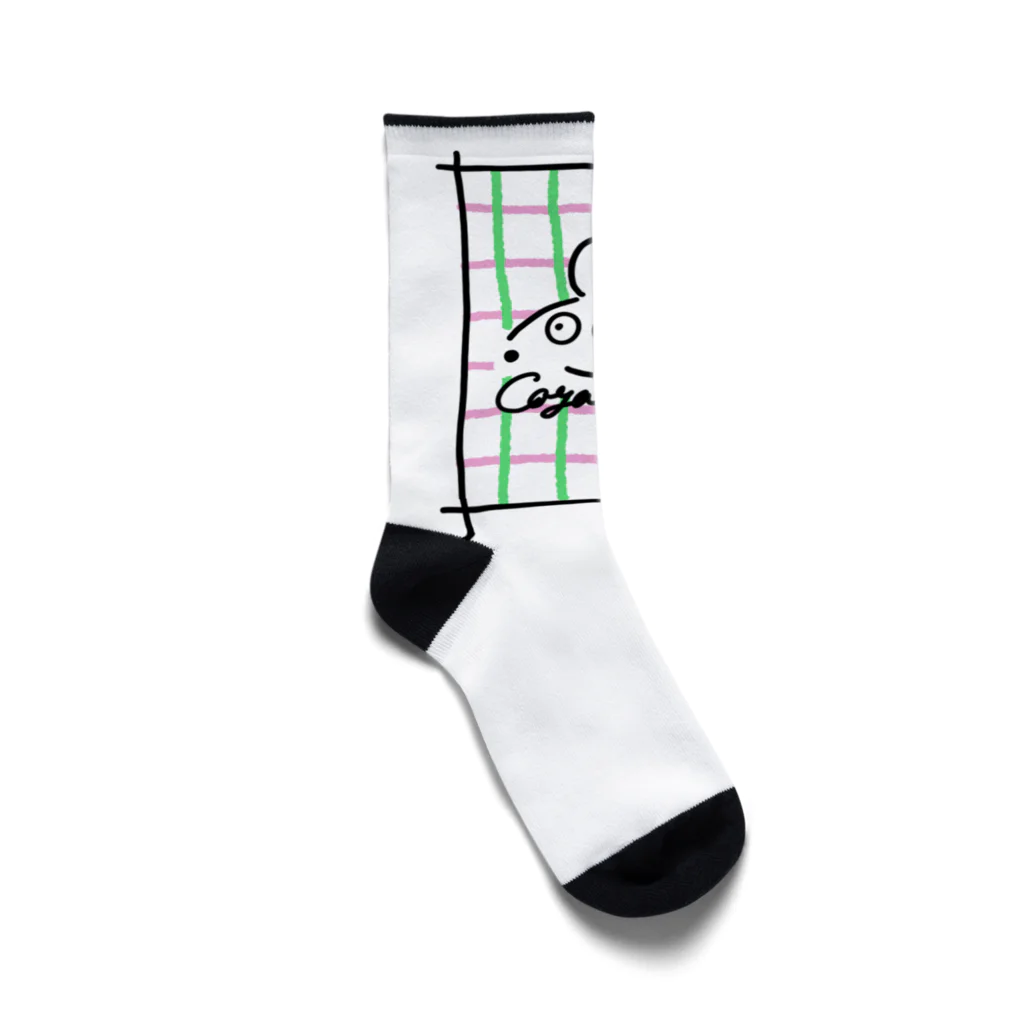 coyachi__のこやねずみ春 Socks