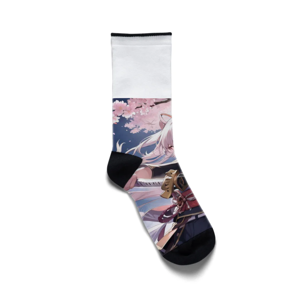 K-zuFACTORYのSAKURa-桜戦姫- Socks