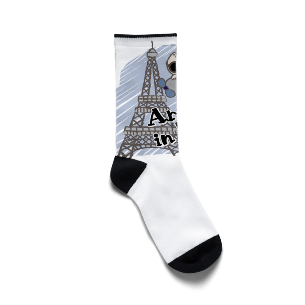 sari'sのArriving in Paris Socks