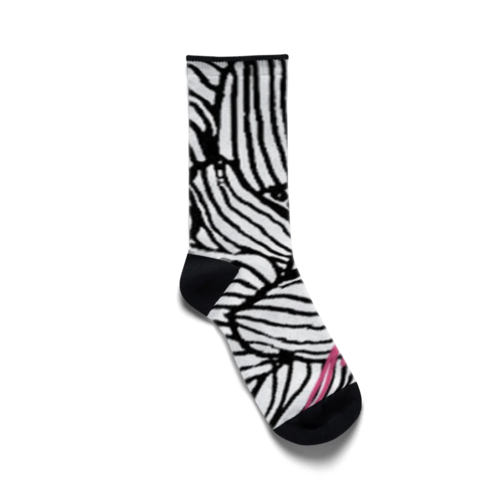 EDGE STYLEのR/E/N. B/W Socks