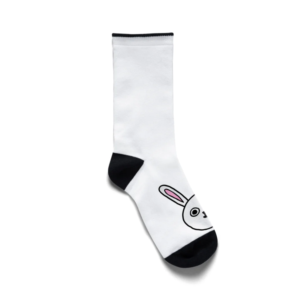 なまけもののニヤリなウサギ Socks