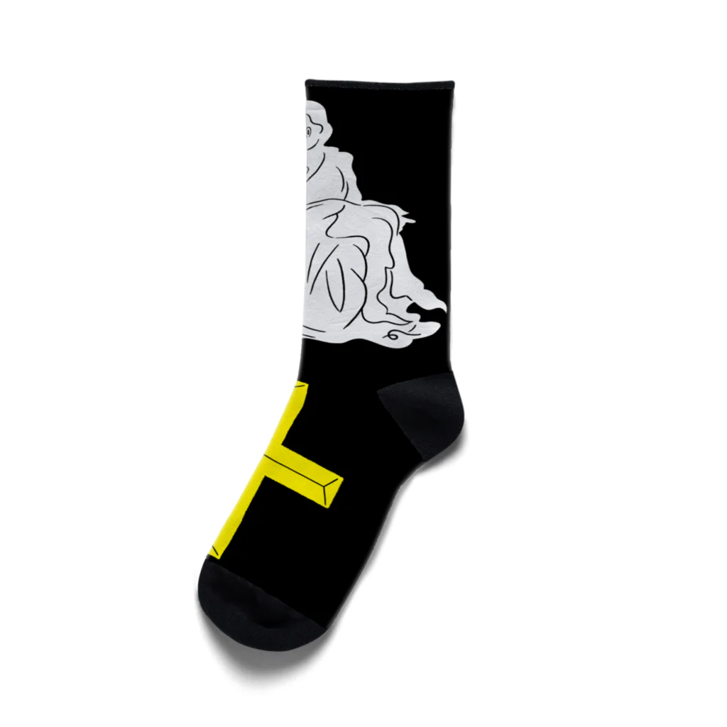 青山健一のピエタ靴下 Socks