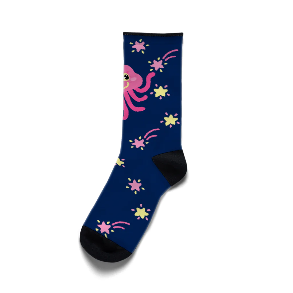 雁花工房（寄付アイテム販売中です）の南の宇宙人（23-25cm） Socks