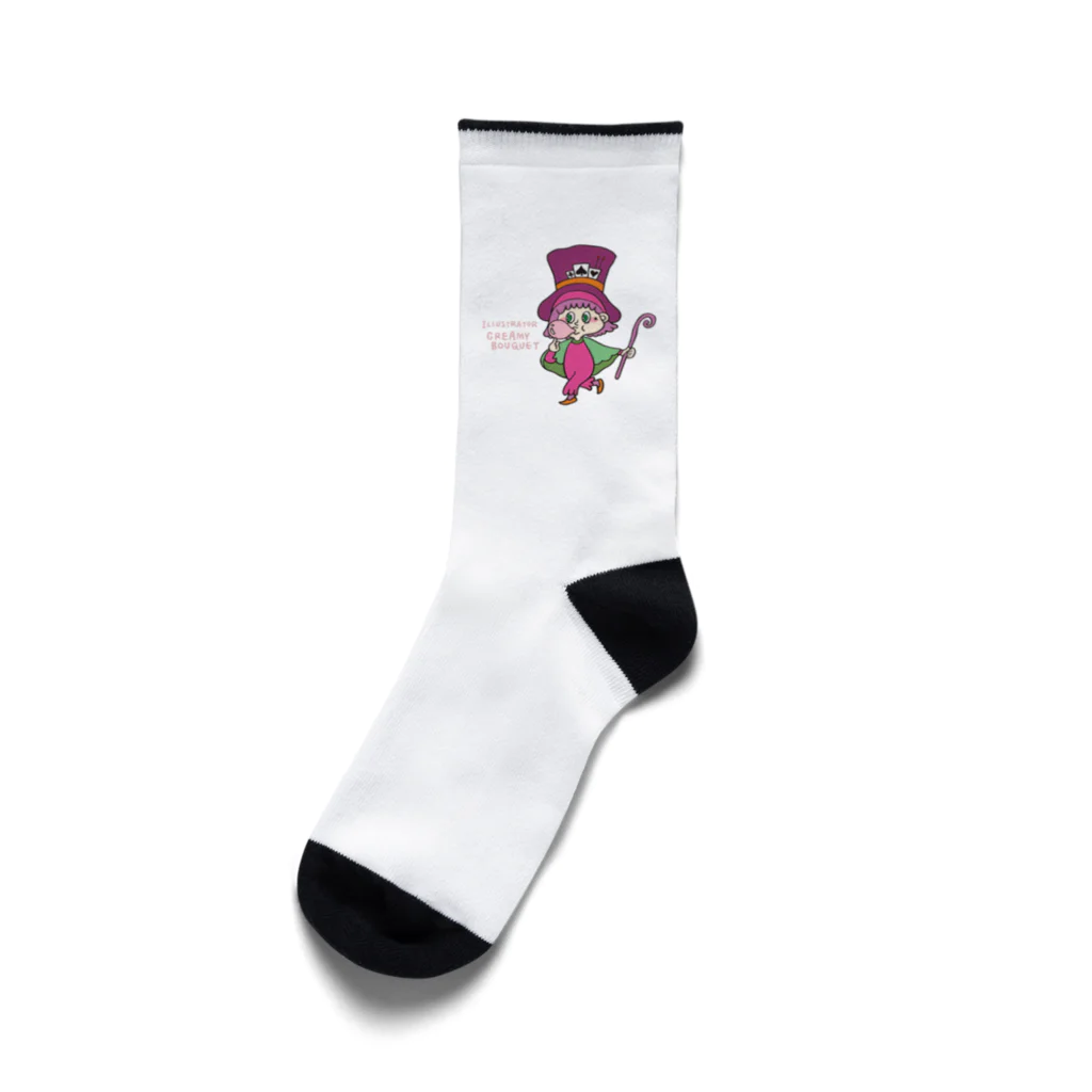 CREAMYBOUQUET WEBSHOPのバブルガムガール Socks