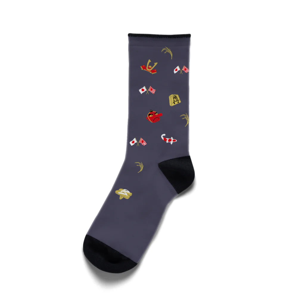 SPIRIT OF JAPANのニッポン武士道ソックス（かちいろ） Socks