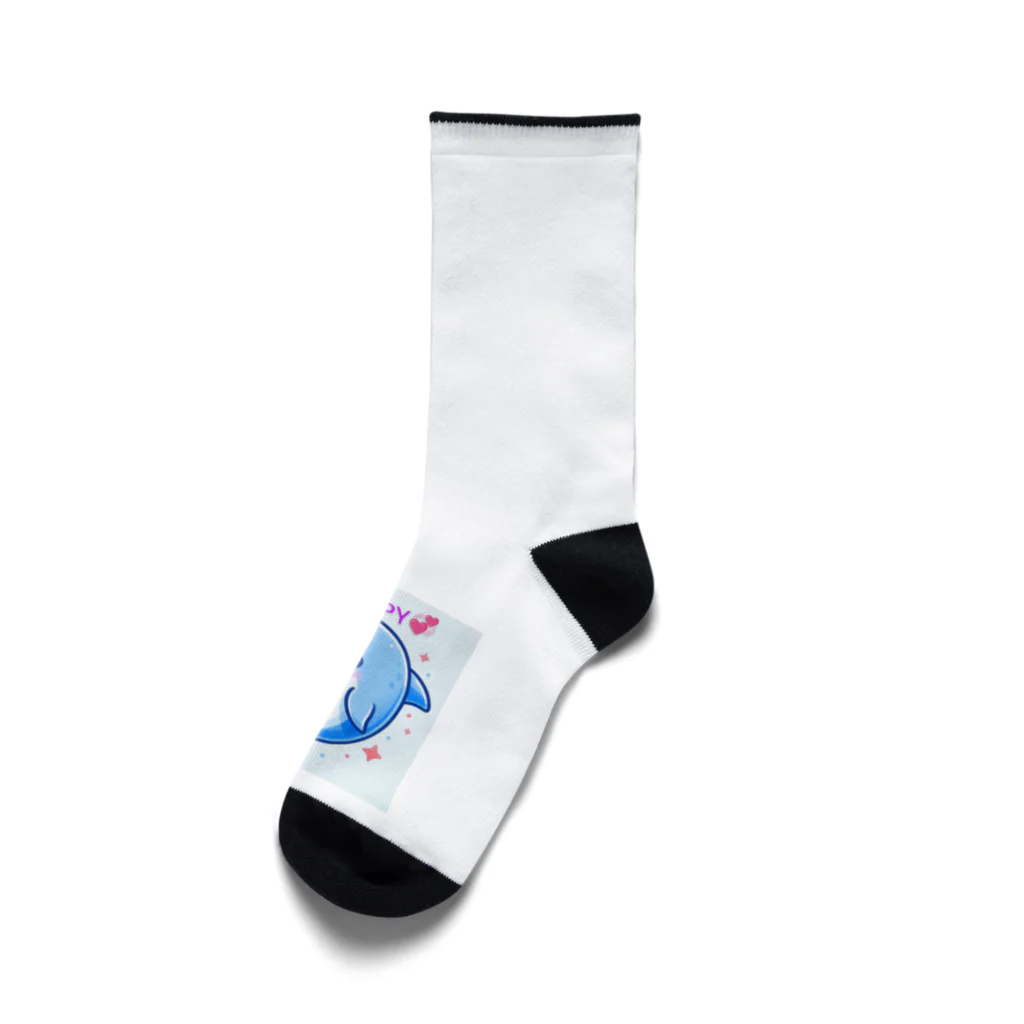 終わらない夢🌈の可愛いイルカちゃん🐬💞 Socks