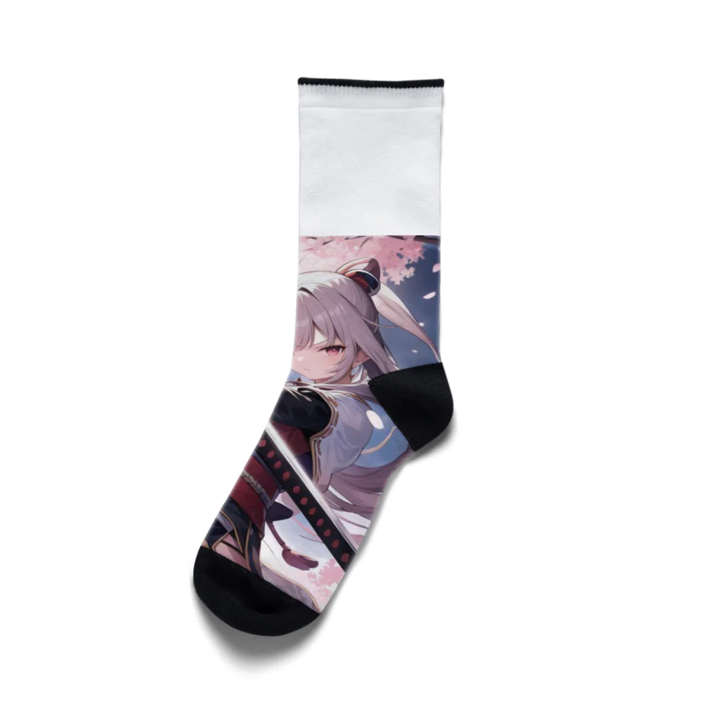 K-zuFACTORYのSAKURa-桜戦姫- Socks