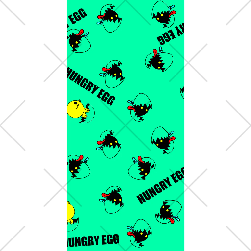 PLUM  VILLAGEのHUNGRY EGGS（グリーン） Socks