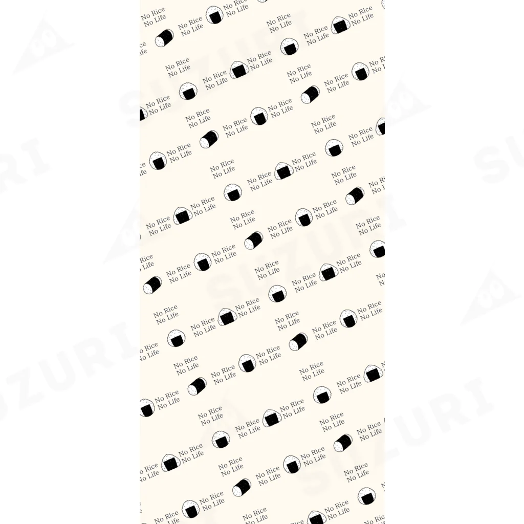 kazeou（風王）のNo Rice No Life(シームレス) Socks