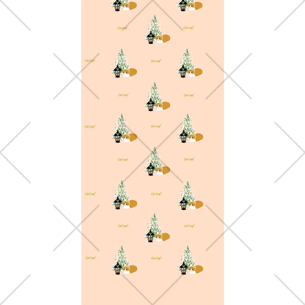 PERIDOTの香箱座りねこ（ピンク） Socks