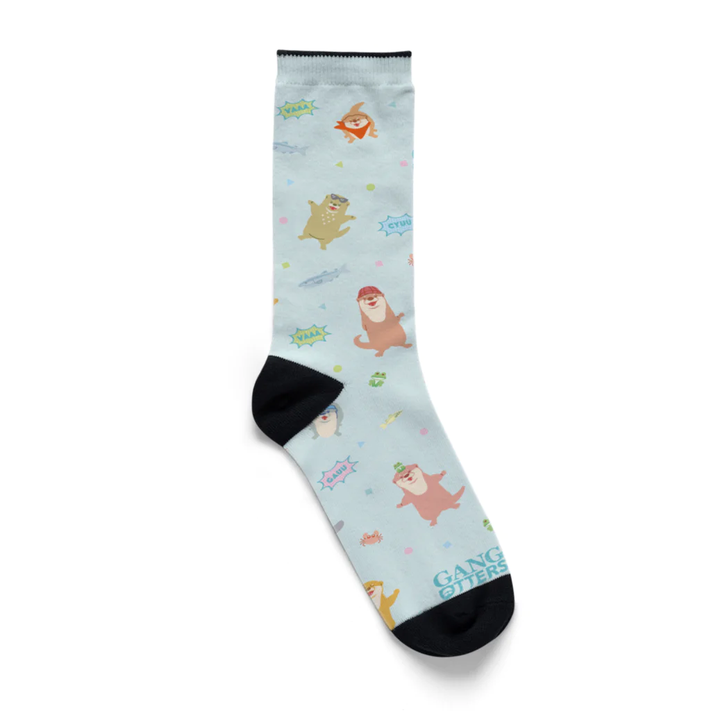 カワウソとフルーツのギャングオッターズ Socks