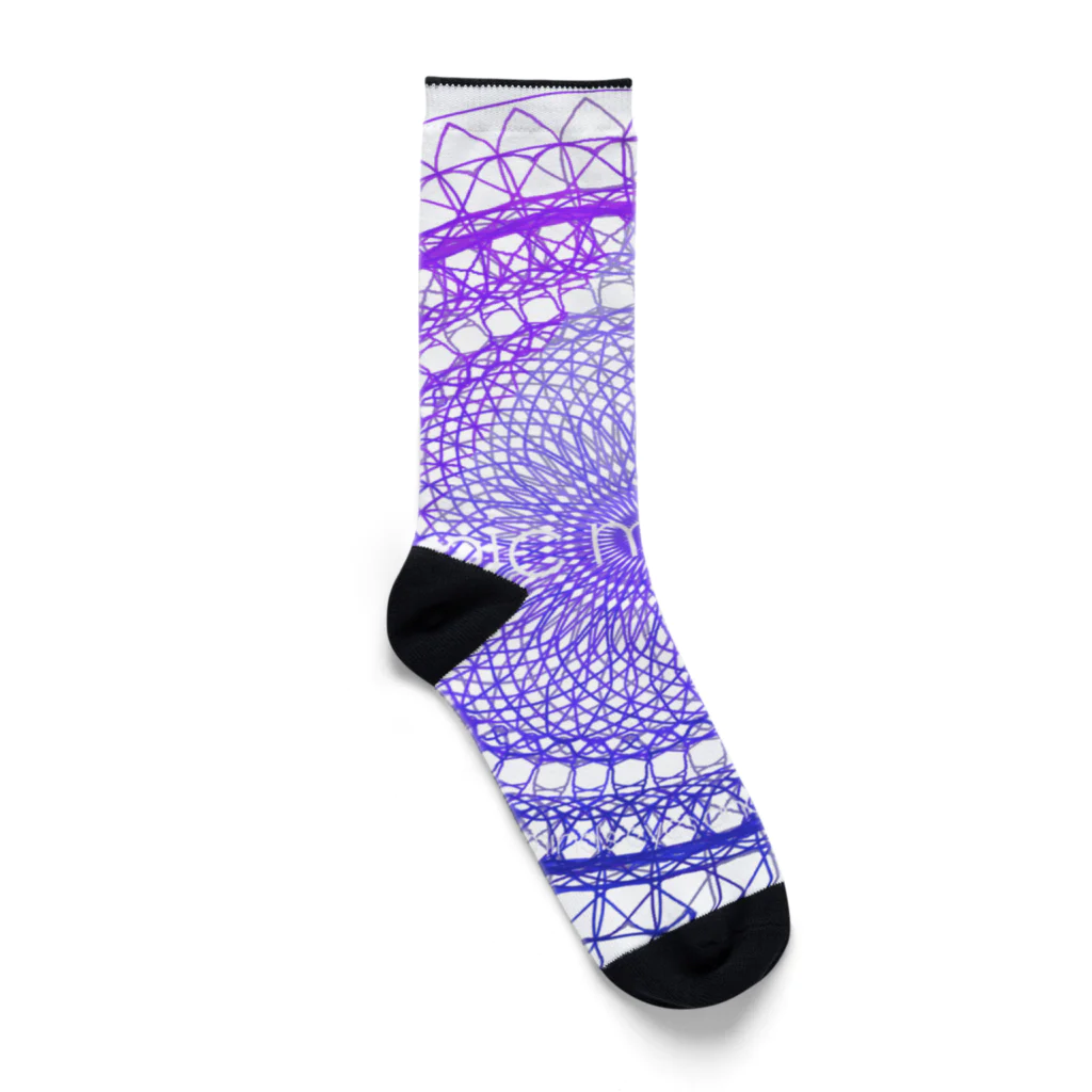💖宇宙整体♪🌈♪こころからだチャンネル♪💖のcosmicmeditation violet Socks