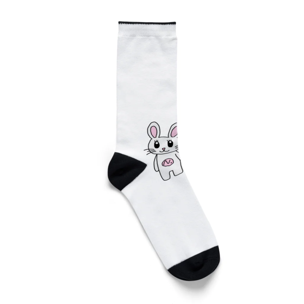 ななせ #321ライバーのうさちゃんとくまくん♡ Socks