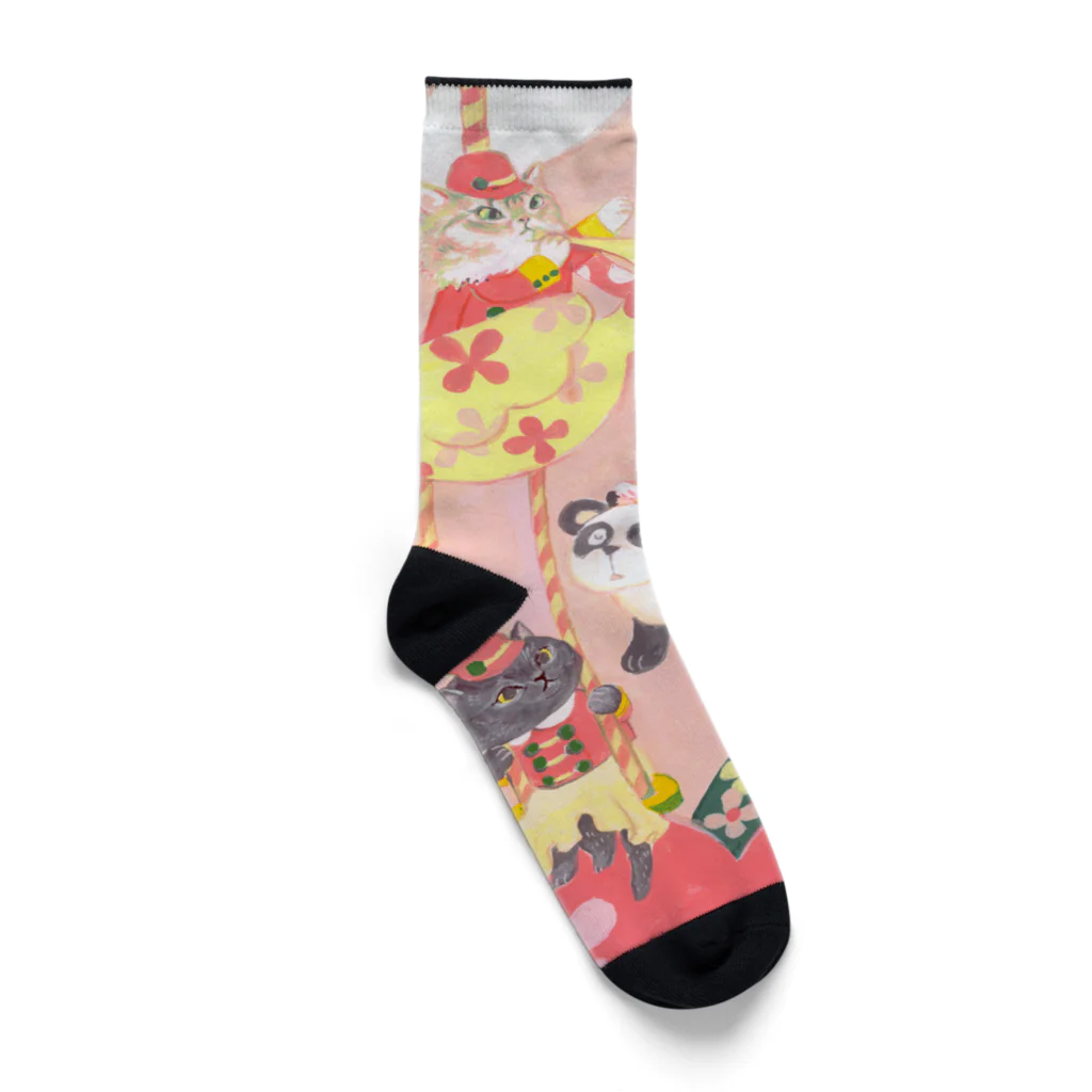 wokasinaiwoのメリーゴーランド Socks