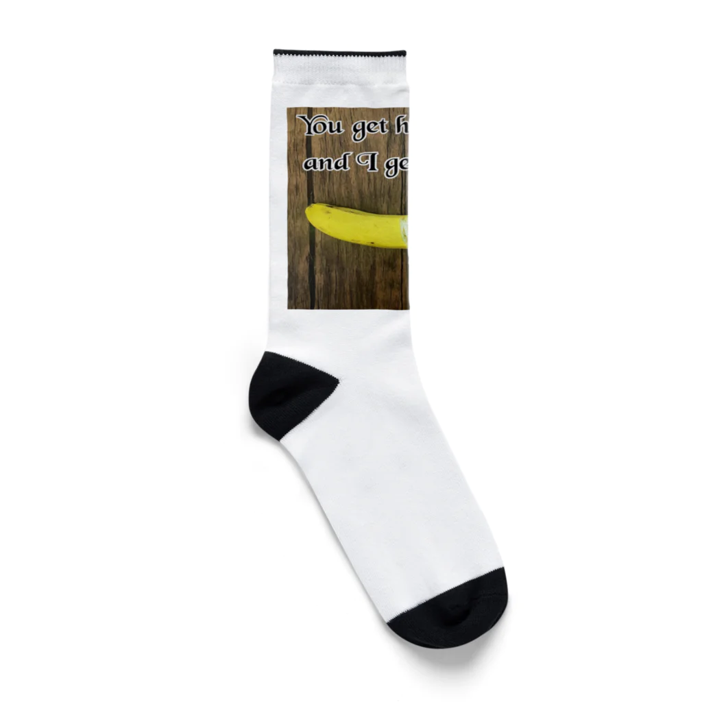 YUIQLOのYUIがちぎったバナナ Socks