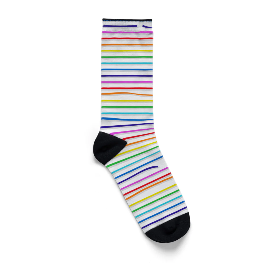 dizzyのRainbow Stripes ソックス