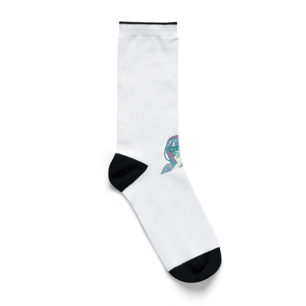 【KOTCH】 Tシャツショップのkiss me retro Socks