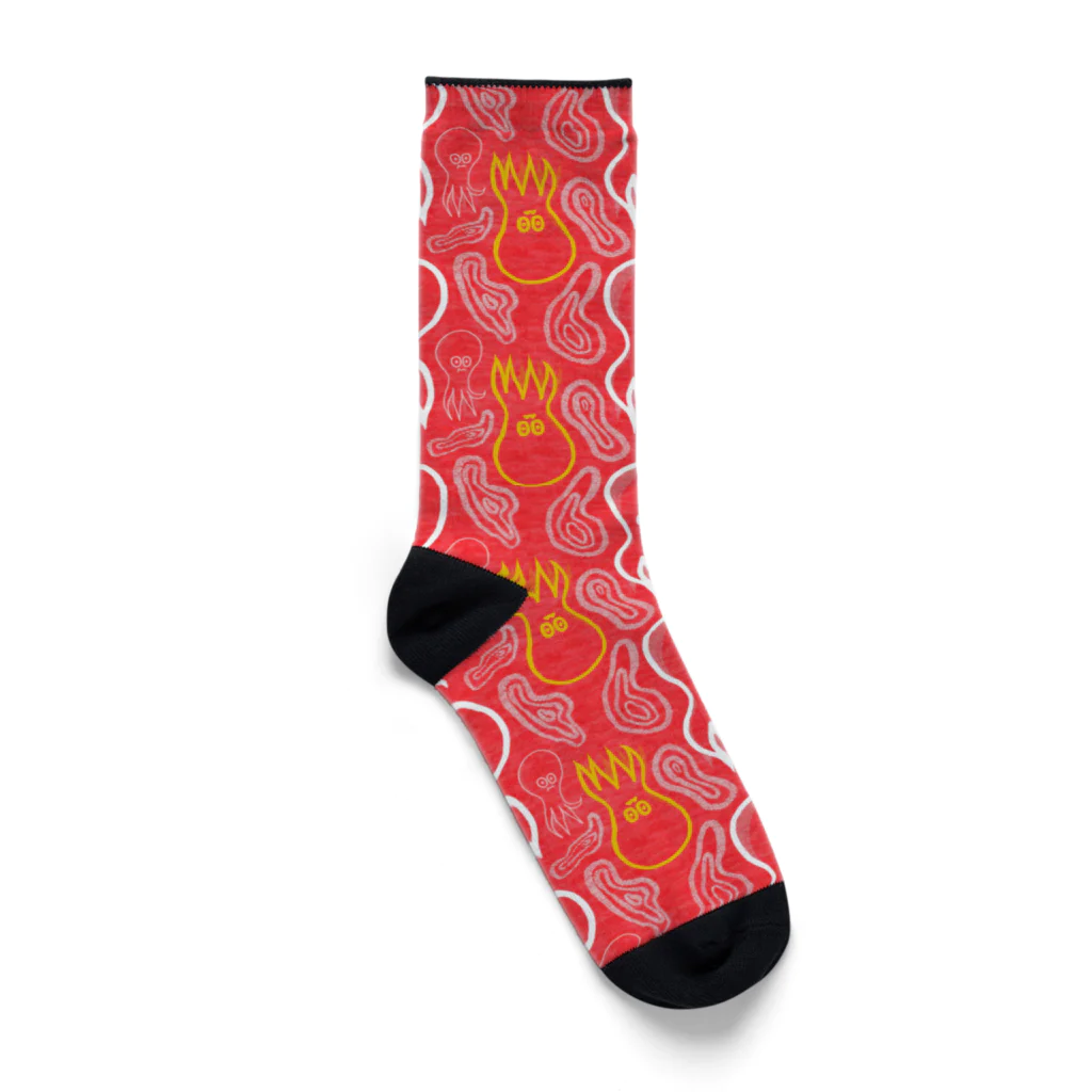 まめたろうのお楽しみグッズのtaco taco taco Socks