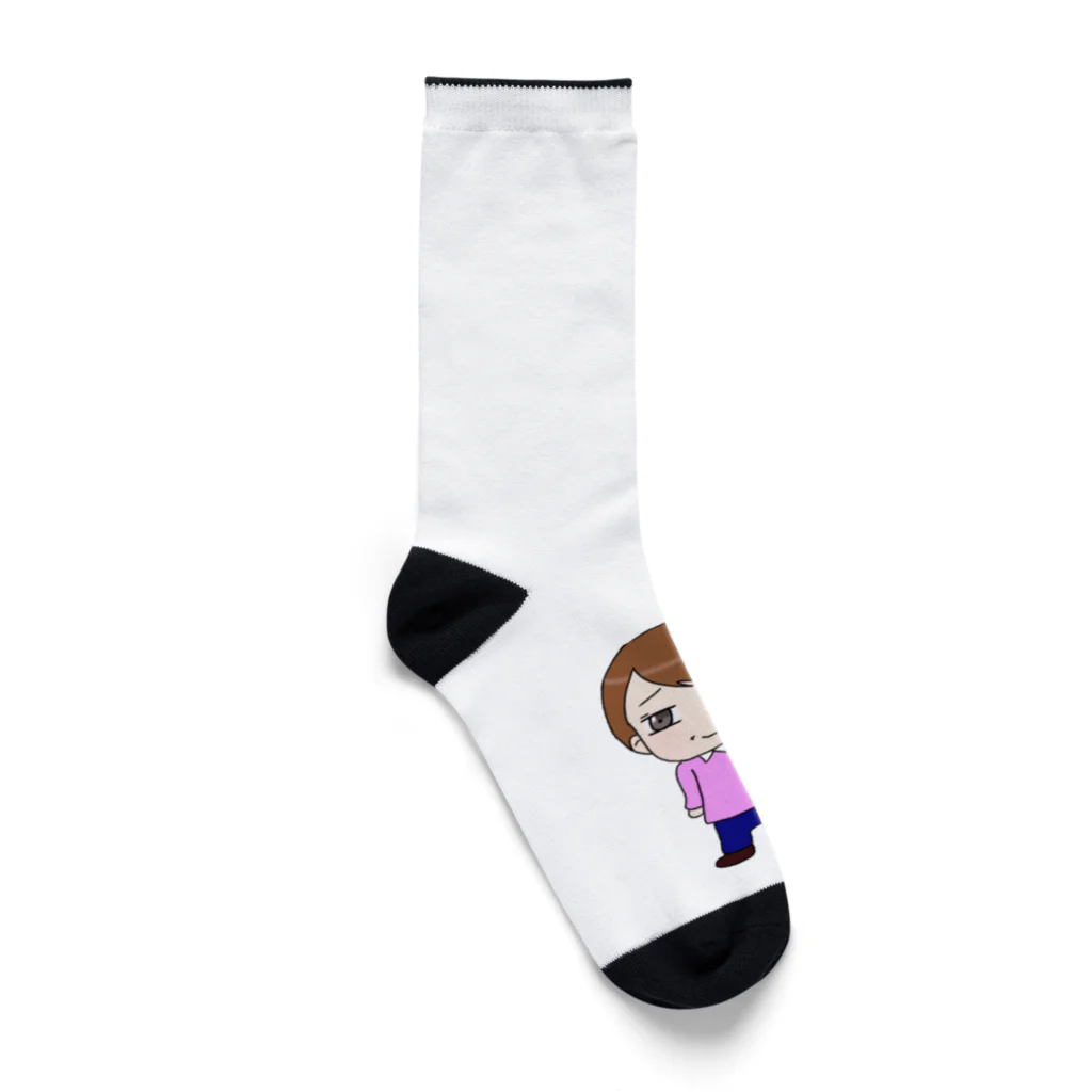 銀柴の愛想笑いちゃん Socks