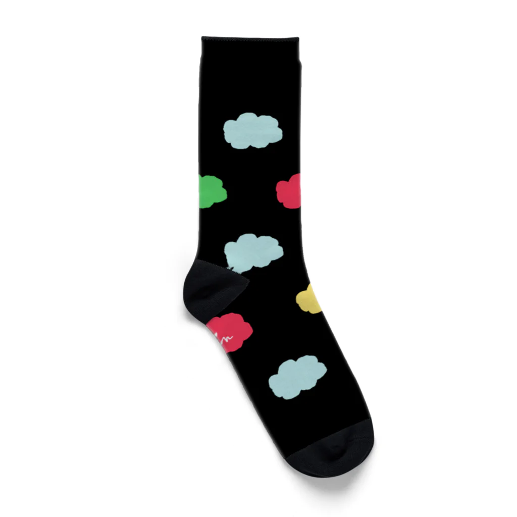 ゆめオリジナルデザイングッズのゆめカラフルモノグラム Socks