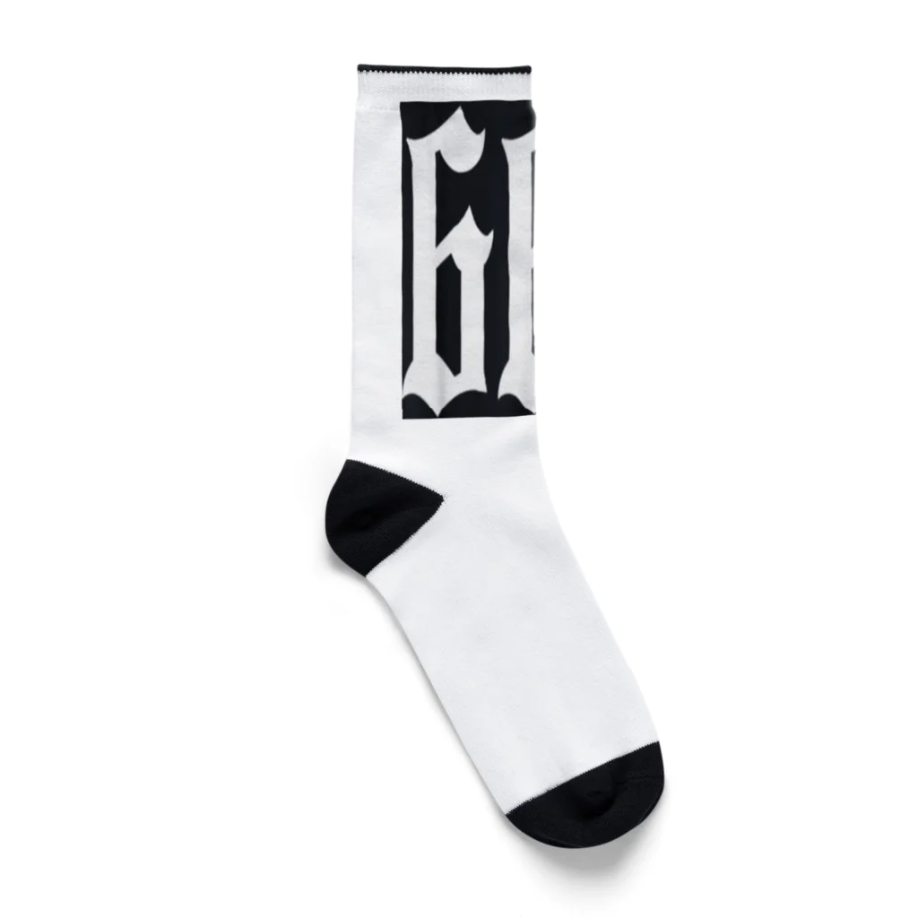 🌙12moonMonsterZ🌙の666 Socks