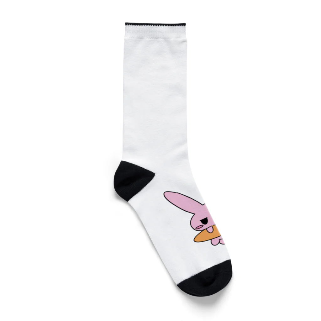 ムスっと！のムスっとうさちゃん Socks