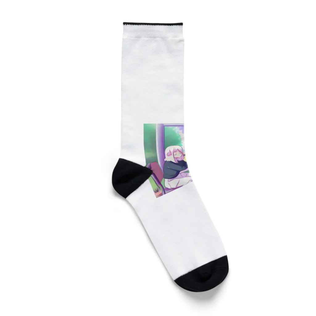 みやこのオリジナルショップのエモい大学生のカップル Socks