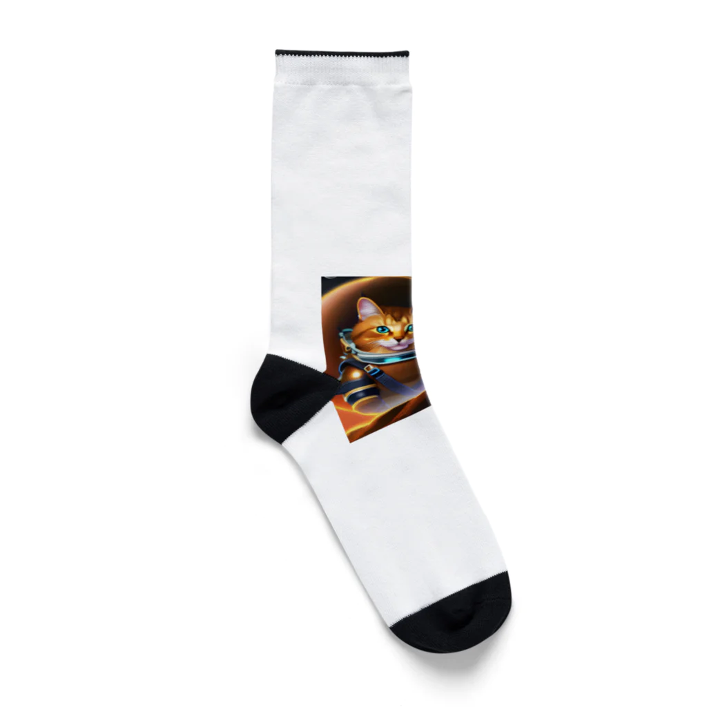 Mzaki_70のspace cat Socks