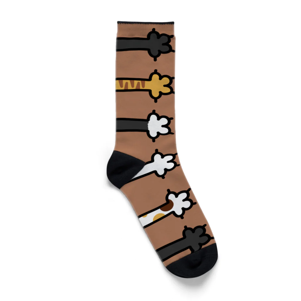 mkumakumaの猫の手貸します！１回１０円３ Socks