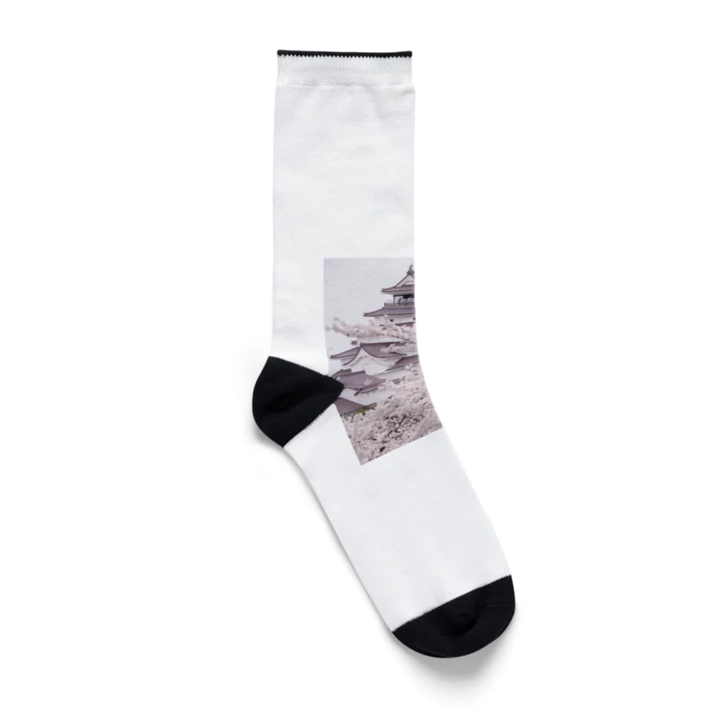 TMK-のシロと桜 Socks