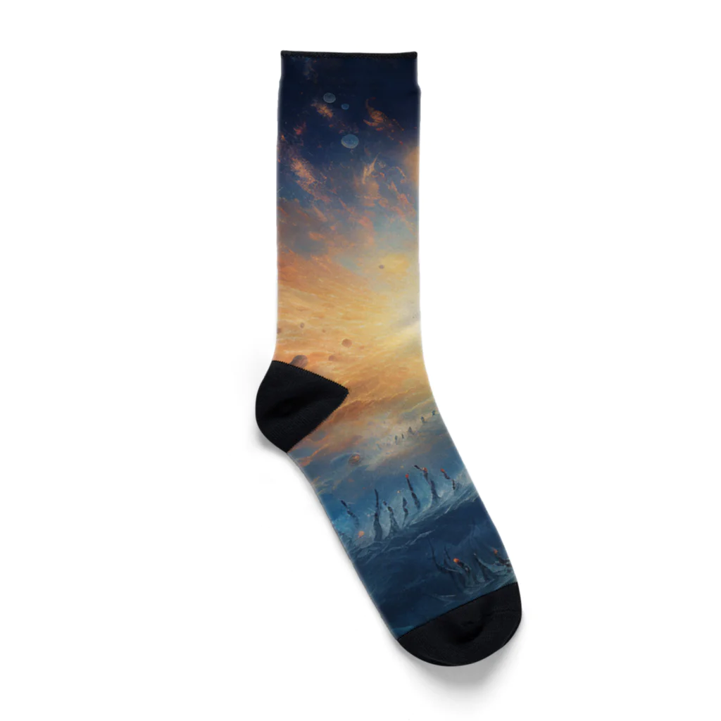 chisiki_houkoの知識の宝庫の宇宙 Socks