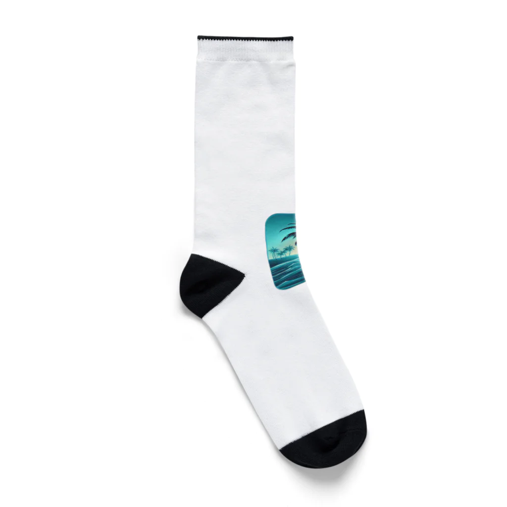 YSYSYSの水色の楽園 Socks