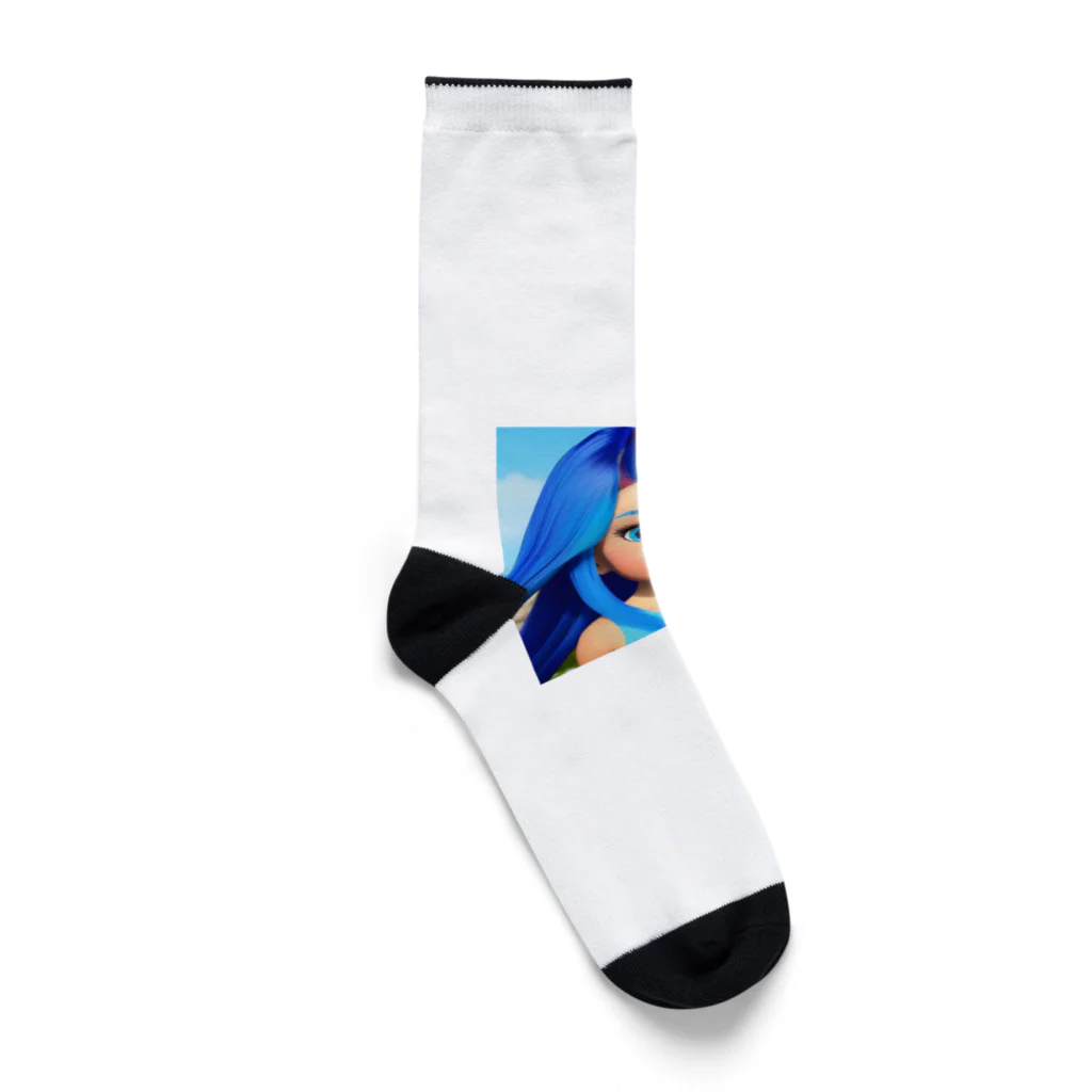 the blue seasonのミア・アクアマリン Socks